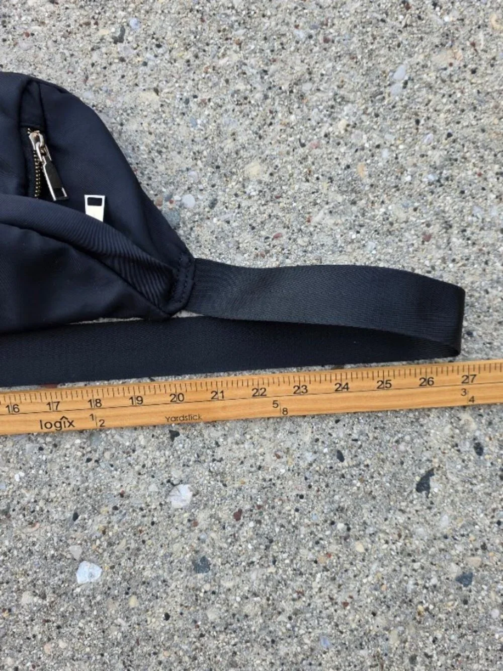 Pretty Simple Savannah Black Nylon Sling Crossbody Bag